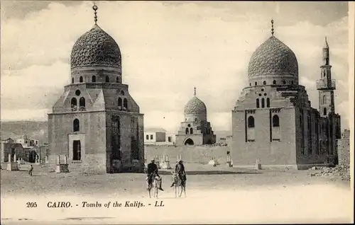 Ak Cairo Kairo Ägypten, Tombs of the Kalifs