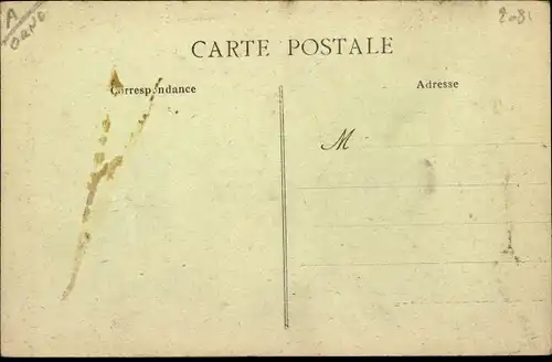 Ak Argentan Orne, Eglise Saint Martin, Serviette