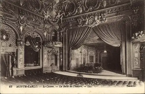 Ak Monte Carlo Monaco, Le Casino, La Salle de Theatre
