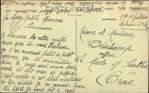 Ak Lachau Rhône, Panorama