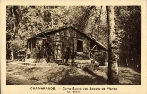 Ak Chamarande Essonne, Camp École des Scouts de France, Pfadfinder, La Tanière
