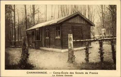 Ak Chamarande Essonne, Camp Ecole des Scouts de France, La Cuisine Centrale
