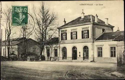 Ak Lerouville Lothringen Meuse, La Gare