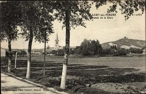 Ak Laxey sur Meuse, Avenue de la Gare