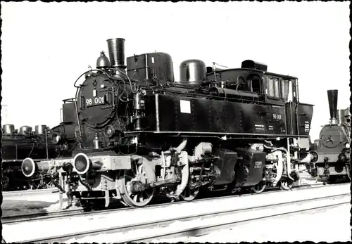 Foto Ak Deutsche Lokomotive 98 001