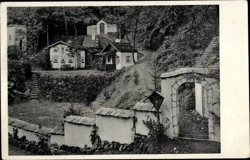 Ak Seiffen im Erzgebirge, Freilichtbühne Geyerin