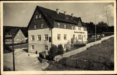 Ak Kretscham Rothensehma Neudorf Sehmatal im Erzgebirge, Gasthaus Waldfrieden