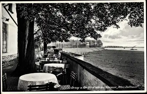 Ak Orsoy Rheinberg am Niederrhein, Hotel Restaurant Altes Zollhaus