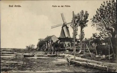 Ak Bad Arnis an der Schlei, Windmühle