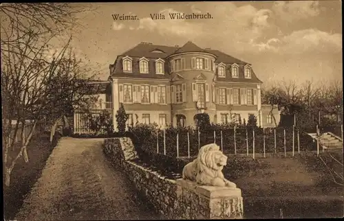 Ak Weimar in Thüringen, Villa Wildenbruch