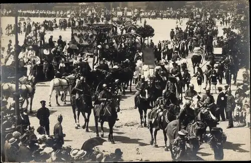 Foto Ak Erfurt in Thüringen, historischer Festzug