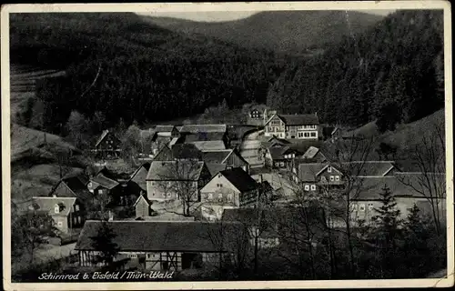 Ak Schirnrod Eisfeld in Thüringen, Gesamtansicht