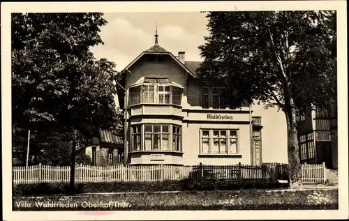 Ak Oberhof im Thüringer Wald, Villa Waldfrieden