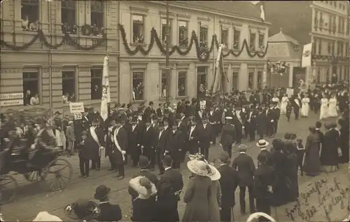 Foto Ak Neustadt Magdeburg an der Elbe, Festzug der Hundertjahrfeier der Neustadt