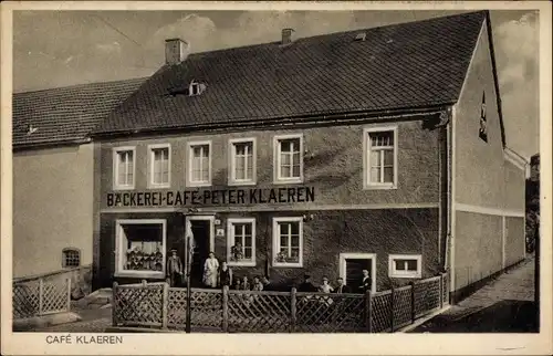 Ak Gerolstein in der Eifel Rheinland Pfalz, Bäckerei und Café