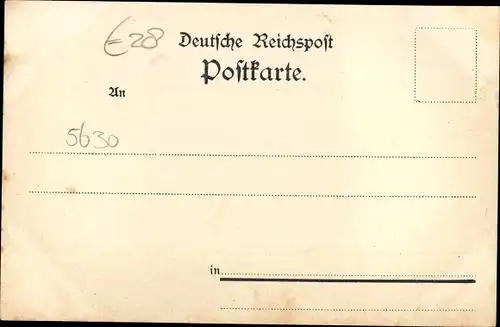 Litho Remscheid im Bergischen Land, Kochkunst Ausstellung, Kaiser Wilhelm Brücke, Zwerg