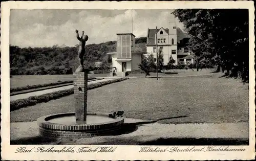 Ak Bad Rothenfelde am Teutoburger Wald, Wittekind-Sprudel, Kinderbrunnen