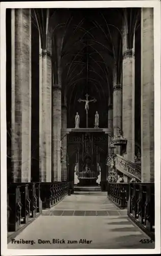 Ak Freiberg in Sachsen, Dom, Altar