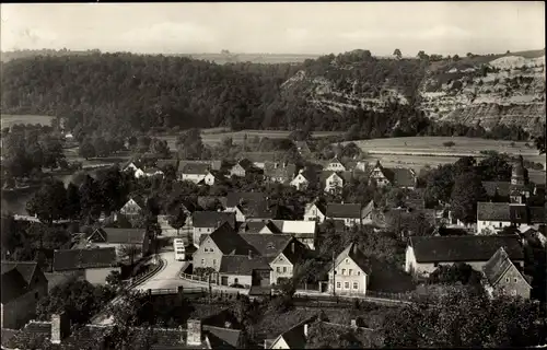 Ak Saaleck Bad Kösen Naumburg an der Saale, Blick auf den Ort
