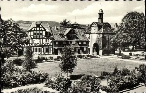 Ak Bad Sooden Allendorf an der Werra Hessen, Altes Tor mit Anlagen