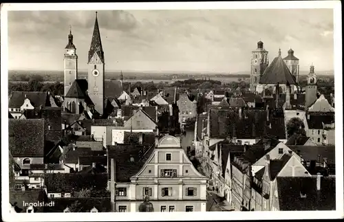 Ak Ingolstadt an der Donau Oberbayern, Teilansicht