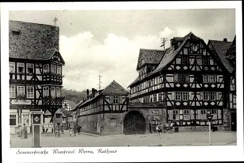 Ak Wanfried an der Werra Hessen, Rathaus