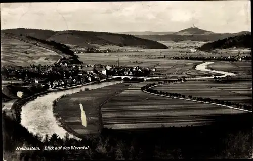 Ak Wanfried an der Werra Hessen, Heldrastein, Werratal