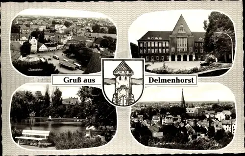 Ak Delmenhorst in Oldenburg, Teilansichten, An den Graften