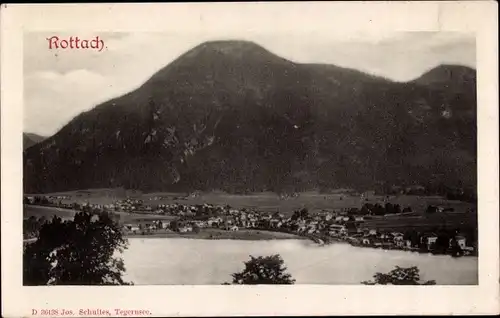 Ak Rottach Egern in Oberbayern, Gesamtansicht