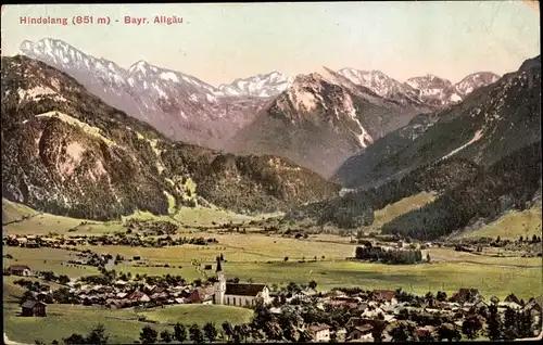 Ak Bad Hindelang im Oberallgäu, Panorama