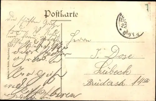 Ak Ratzeburg im Herzogtum Lauenburg, Kurhaus Bäck