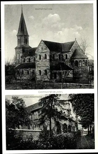 Ak Germershausen im Untereichsfeld, Wallfahrtskirche, Augustinerkloster