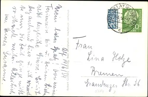 Ak Alf an der Mosel, Teilansicht