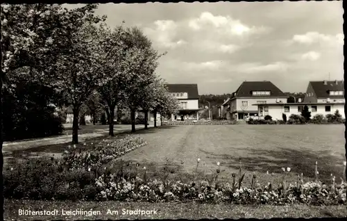 Ak Leichlingen im Rheinland, Am Stadtpark