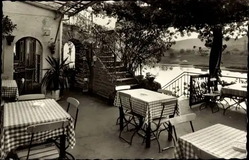 Ak Beilstein an der Mosel, Gasthaus Burg Metternich