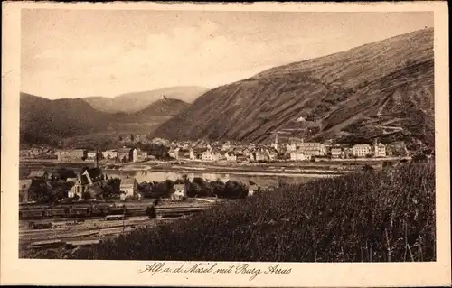 Ak Alf an der Mosel, Marienburg, Burg Arras