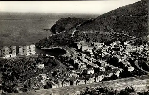 Ak Portbou Port Bou Katalonien, Vista general