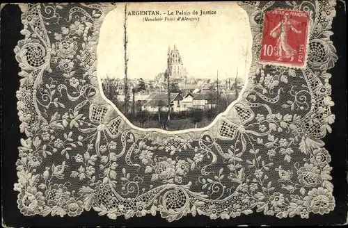 Ak Argentan Orne, Le Palais de Justice, Spitze
