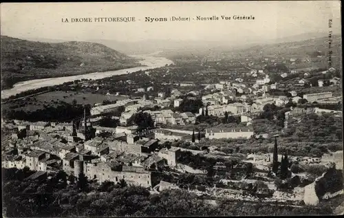 Ak Nyons Drôme, Nouvelle Vue générale