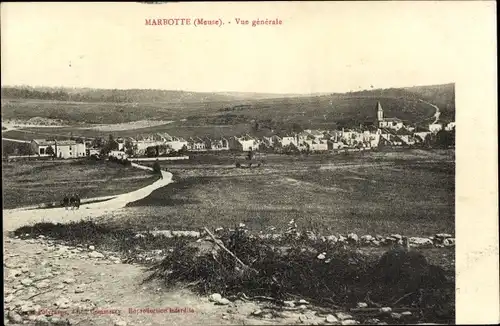 Ak Marbotte Lothringen Meuse, Vue generale