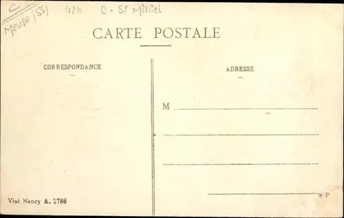 Ak Marbotte Lothringen Meuse, Ruines, Marbotte bombarde, Kriegszerstörungen, I. WK