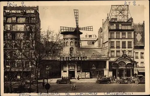 Ak Paris XVIII. Arrondissement Buttes-Montmartre, Le Moulin Rouge