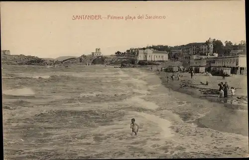 Ak Santander Kantabrien Spanien, Primera playa del Sardinero