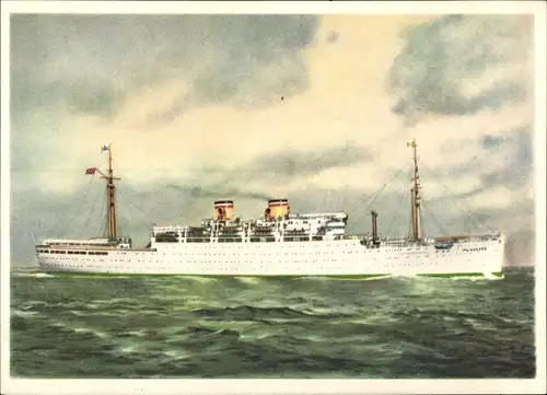 Ak HAPAG Dampfer Milwaukee, Passagierschiff