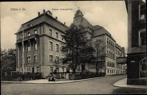 Ak Zittau in Sachsen, Neues Amtsgericht