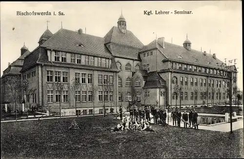 Ak Bischofswerda in Sachsen, Kgl. Lehrerseminar