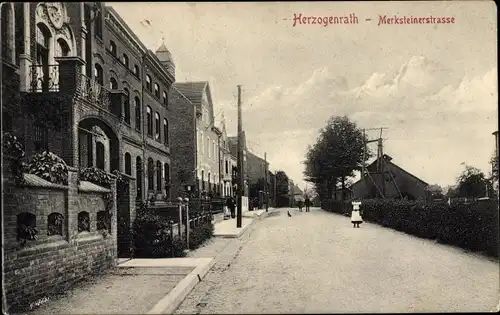 Ak Herzogenrath Nordrhein Westfalen, Merksteinerstraße