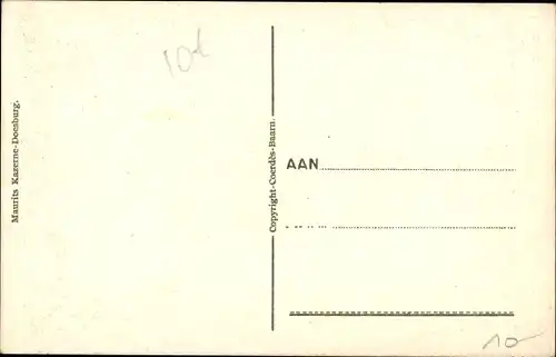 Ak Doesburg Gelderland Niederlande, Cantine Manschappen, Maurits Kazerne, Billard, Kaserne