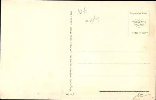 Künstler Ak Mauzan, Portrait einer Frau