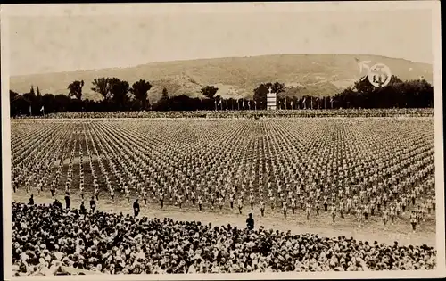 Ak Stuttgart in Baden Württemberg, 13. Deutsches Turnfest 1933, Stadion